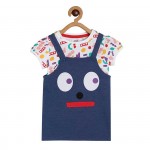 Miniklub Pinny Set - Blue, 12-18m